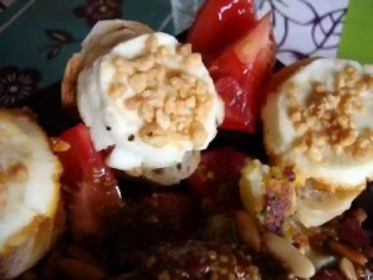 Salade gésiers chèvre