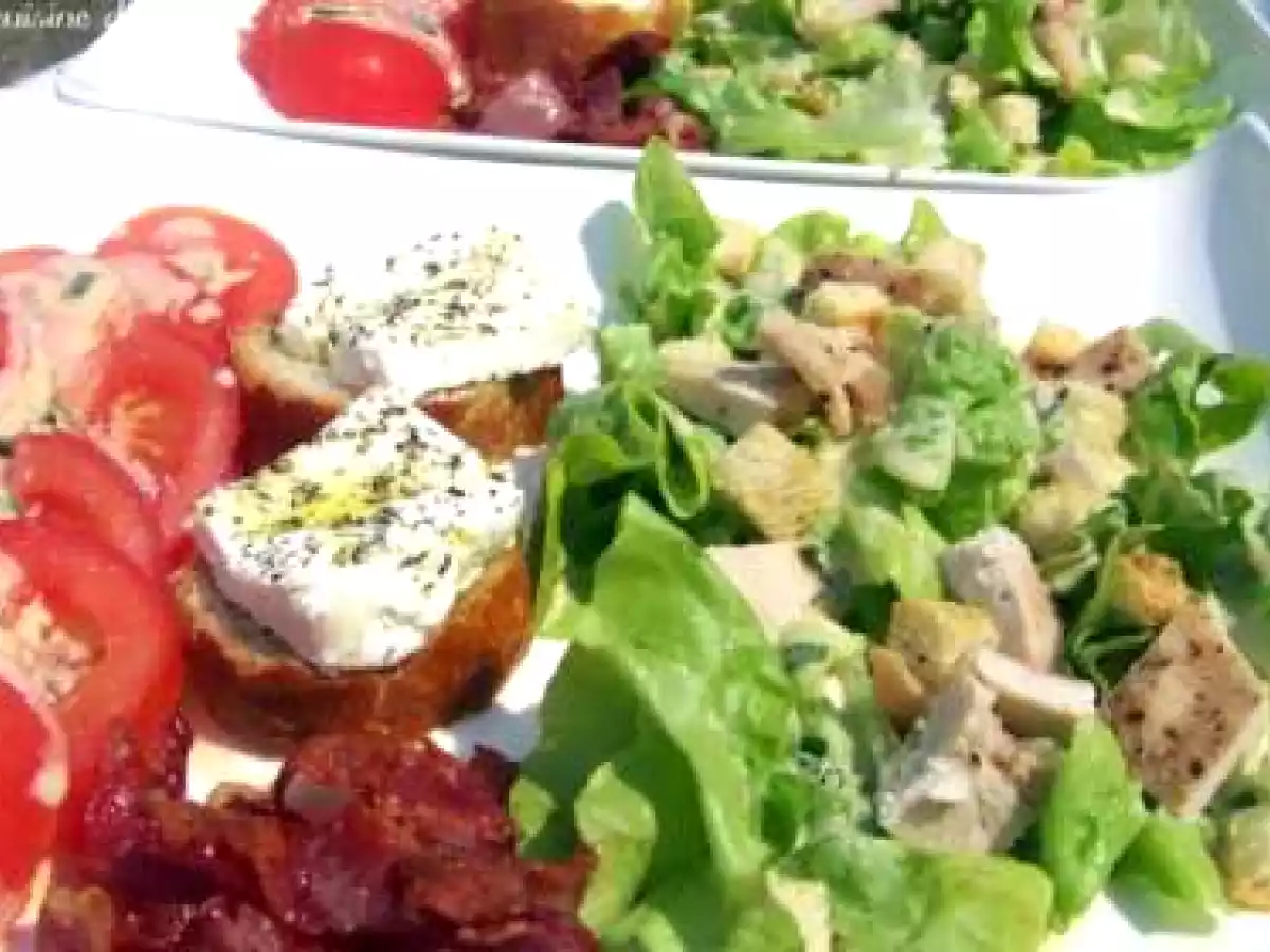 Salade gourmande aux parfums d'été