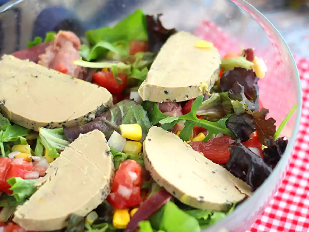 Salade landaise au foie gras (salade périgourdine) - photo 2