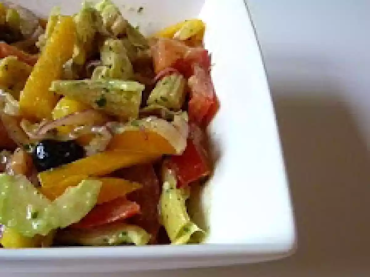 Salade meli-melo de légumes