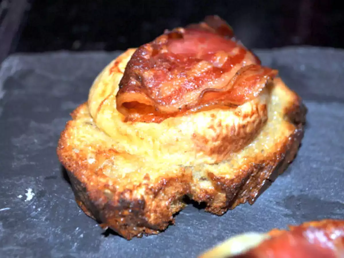 Salade Pain perdu chèvre Pancetta & Oeuf poché - photo 3