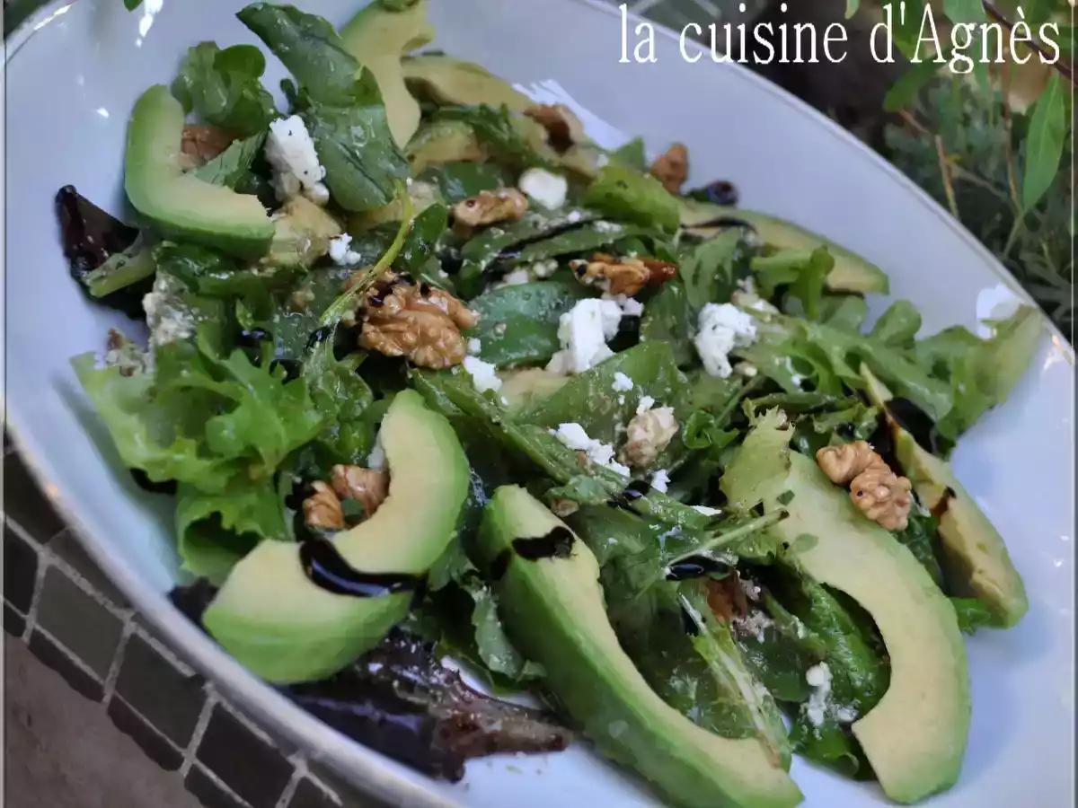 Salade presque toute verte