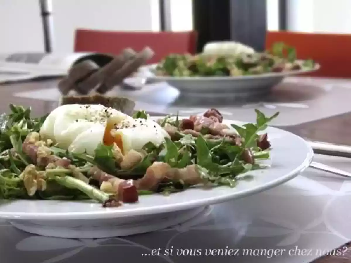 Salade printanière de dents-de-lion