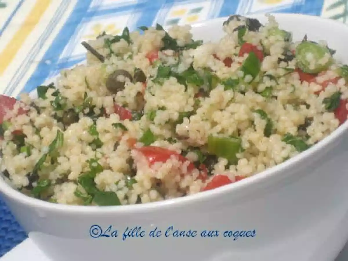 SALADE PROVENÇALE DE COUSCOUS