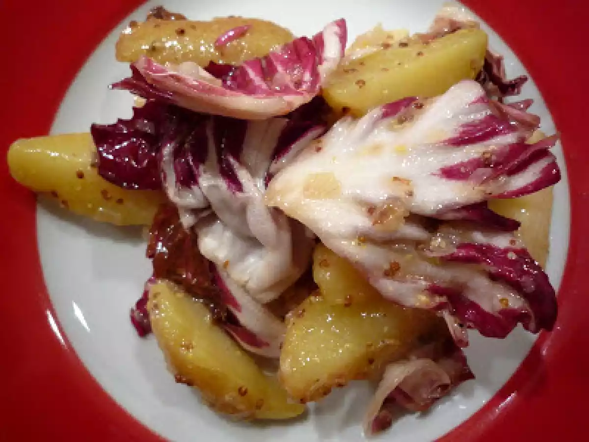 Salade radicchio pommes de terre