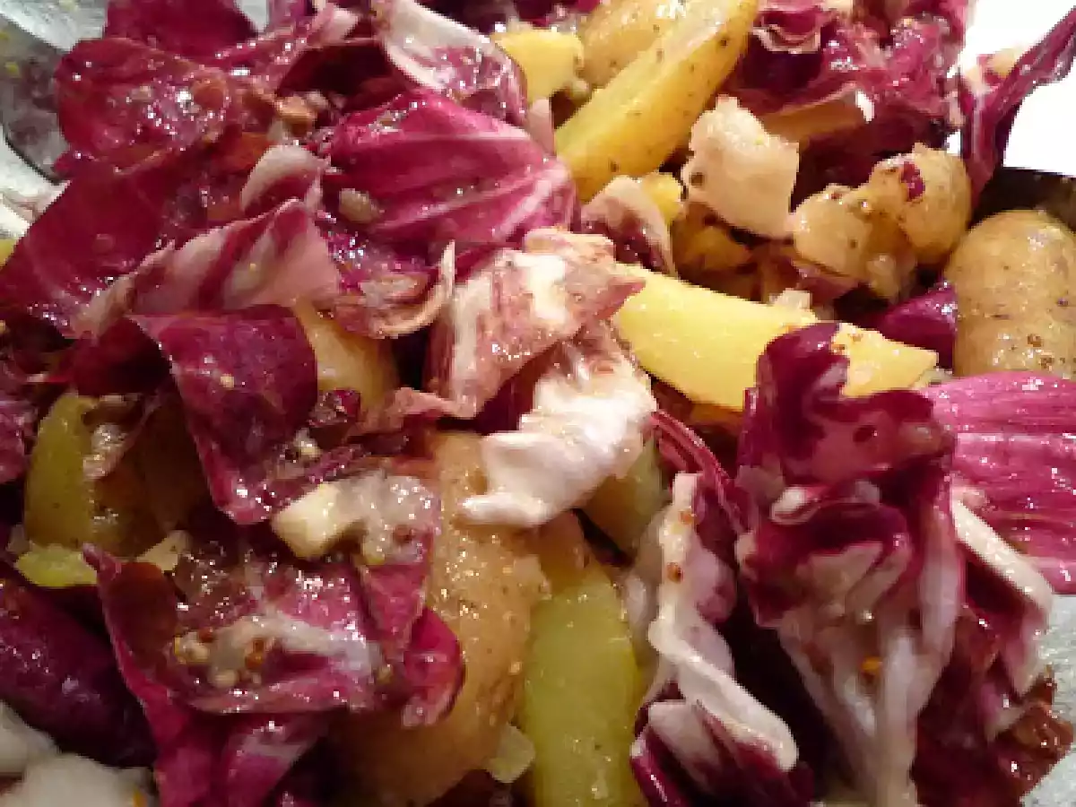 Salade radicchio pommes de terre - photo 3