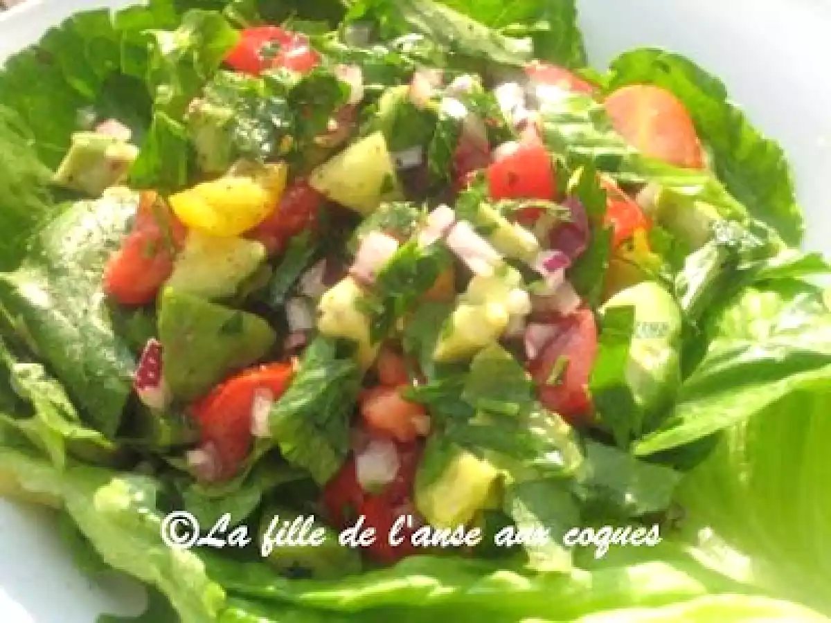 SALADE ROMAINE À L?AVOCAT ET À LA TOMATE - photo 2