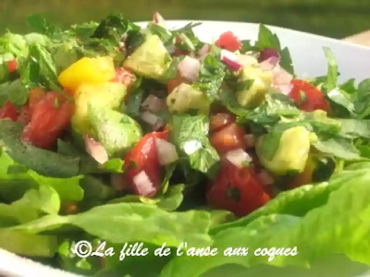 SALADE ROMAINE À L?AVOCAT ET À LA TOMATE - photo 3