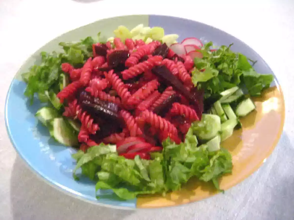 Salade rose d'automne