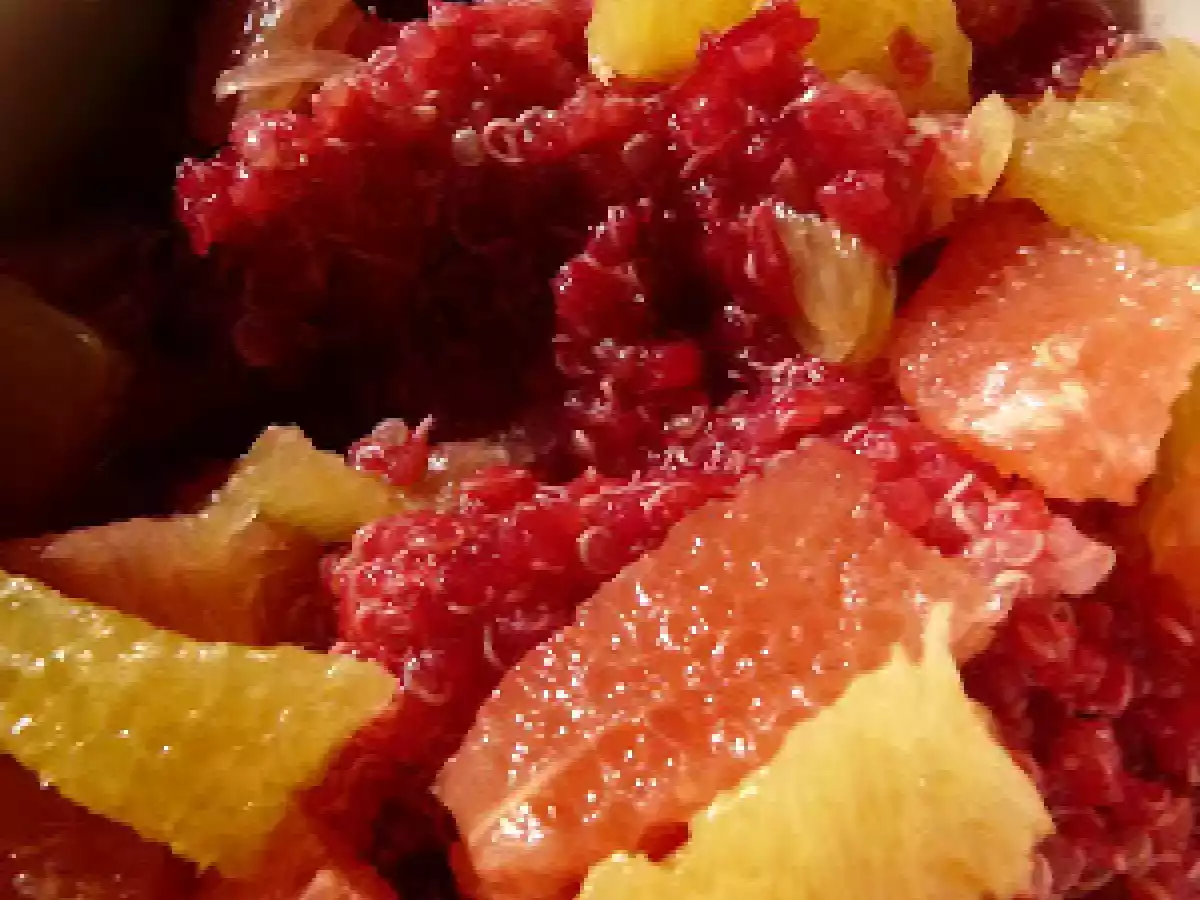 Salade rose de quinoa aux agrumes - photo 2