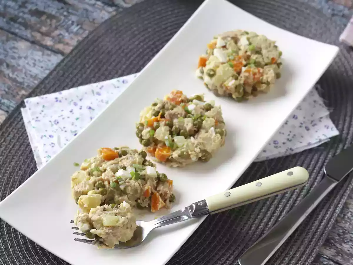 Salade russe et sa mayonnaise maison - photo 3