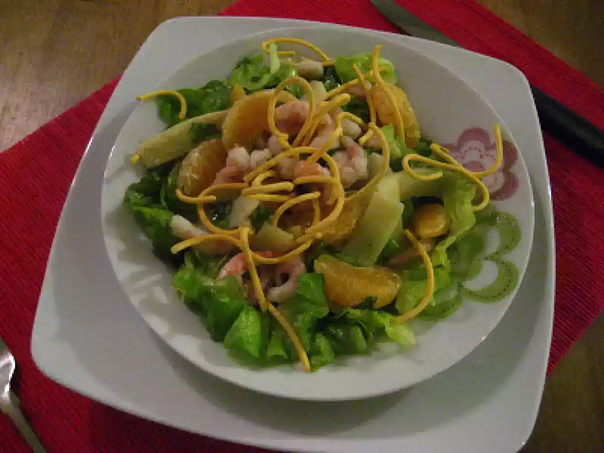 SALADE THAÏ AUX CREVETTES ET AUX CLÉMENTINES - photo 2
