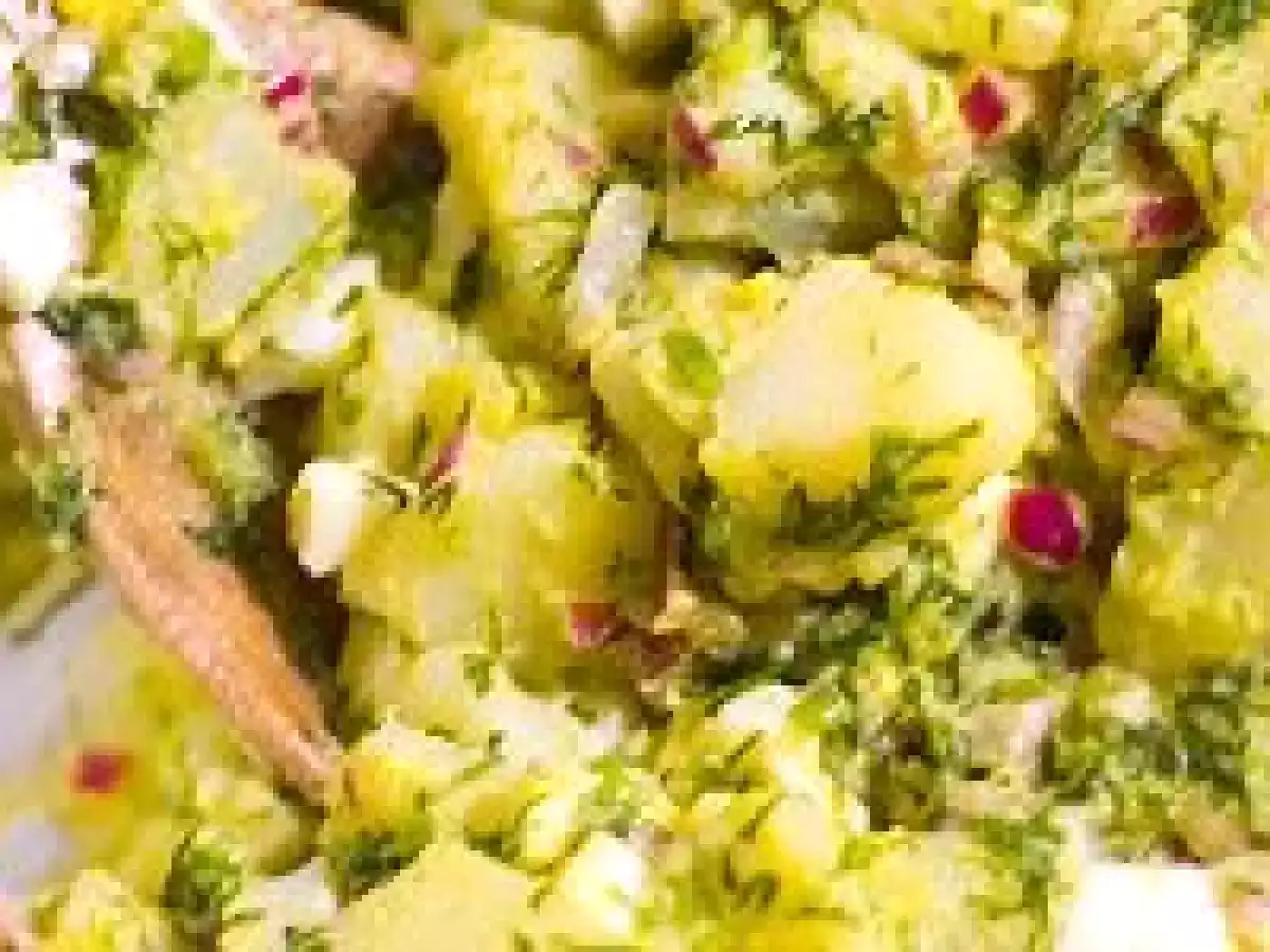 Salade tiède de pommes de terre à l'aneth