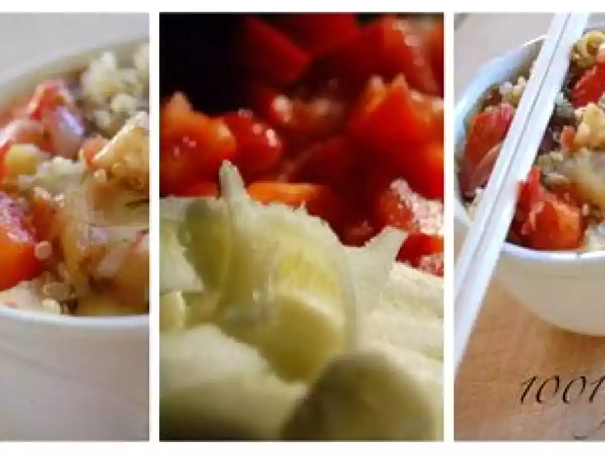 Salade tiède de quinoa aux légumes d'été