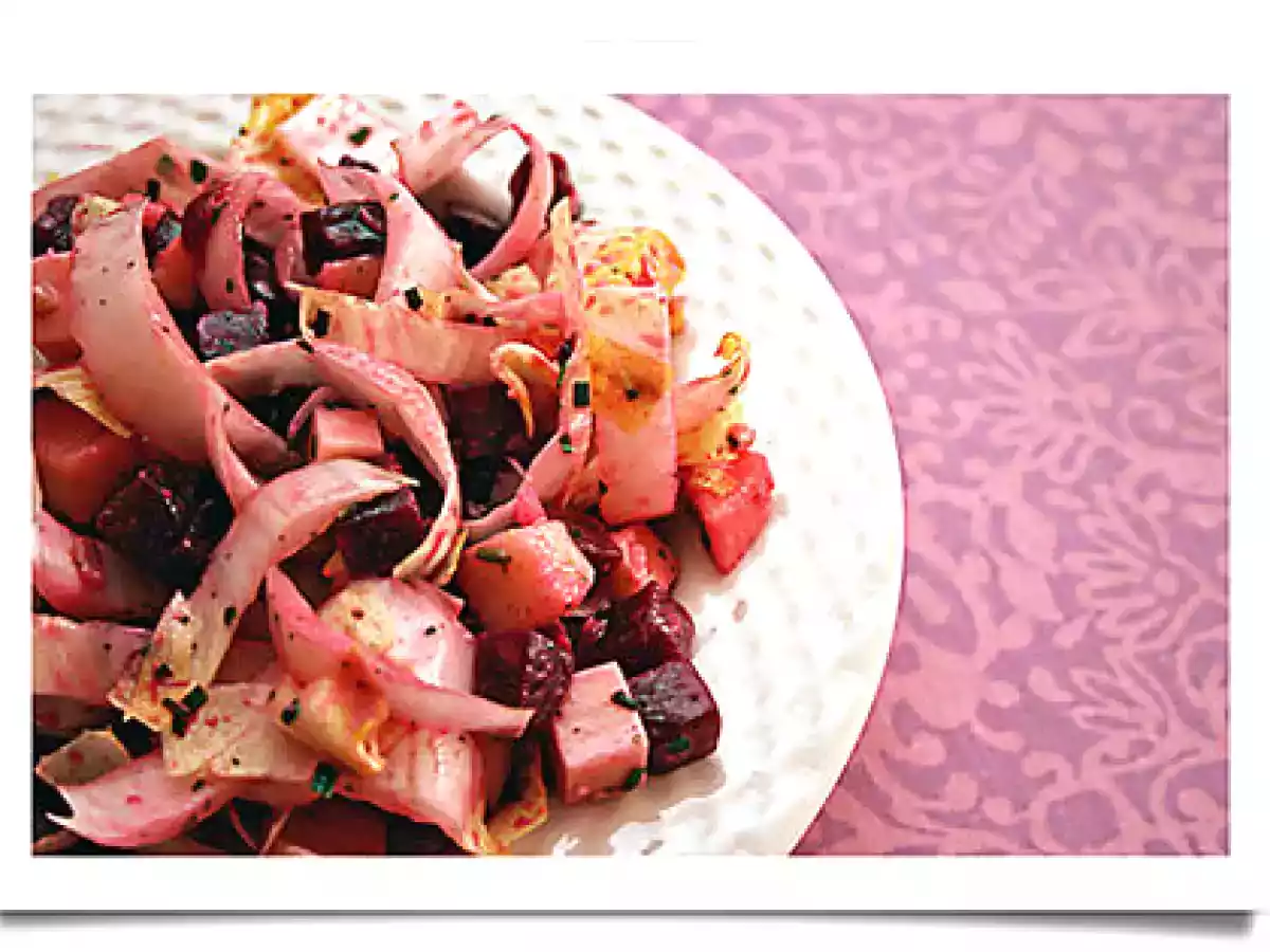 Salade toute Rose d'Avant Noël