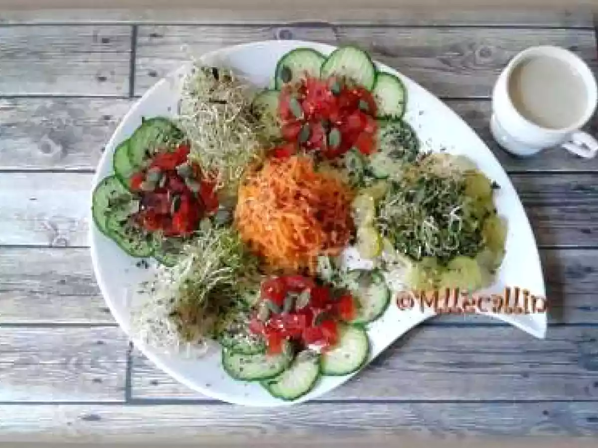 Salade vitalité crudités et graines germées - photo 2