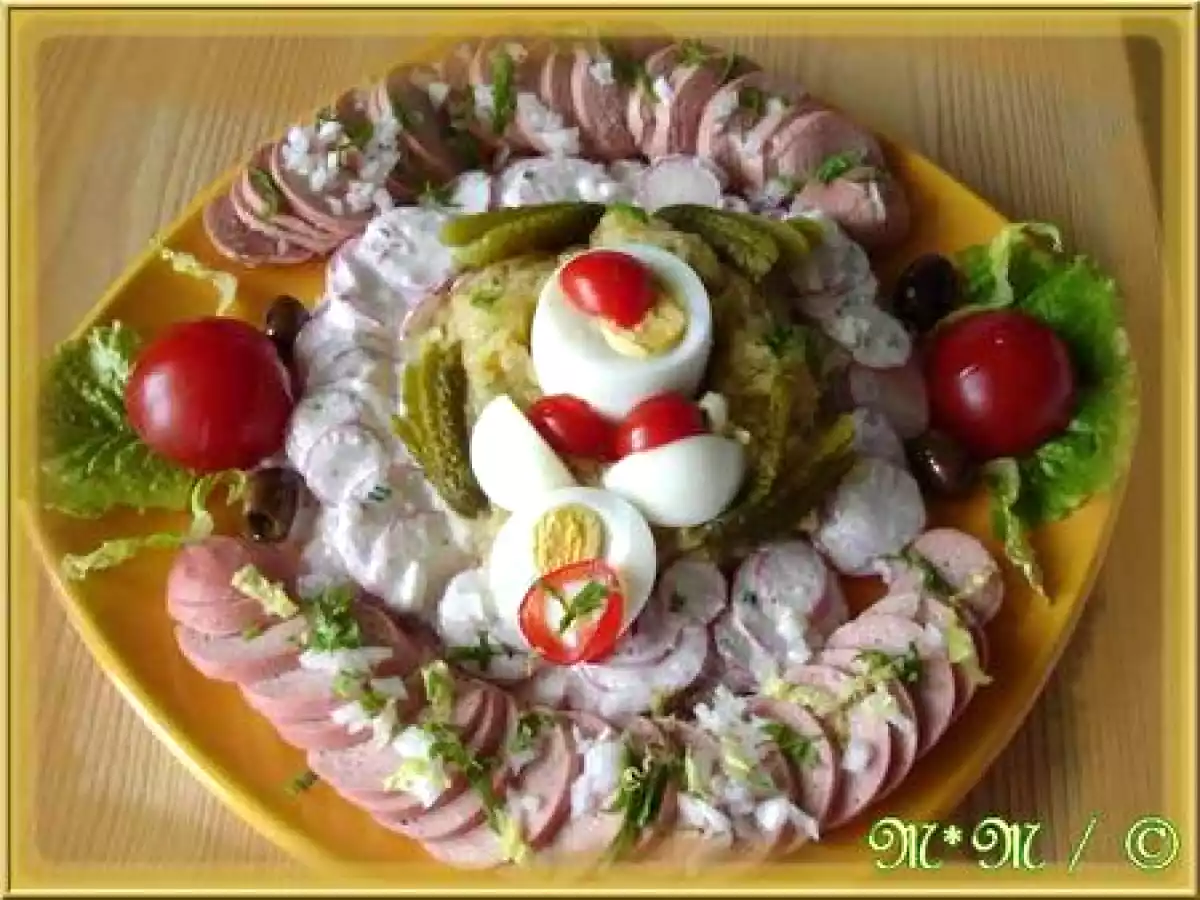 Salades de pommes de terre, radis et cervelas - photo 3