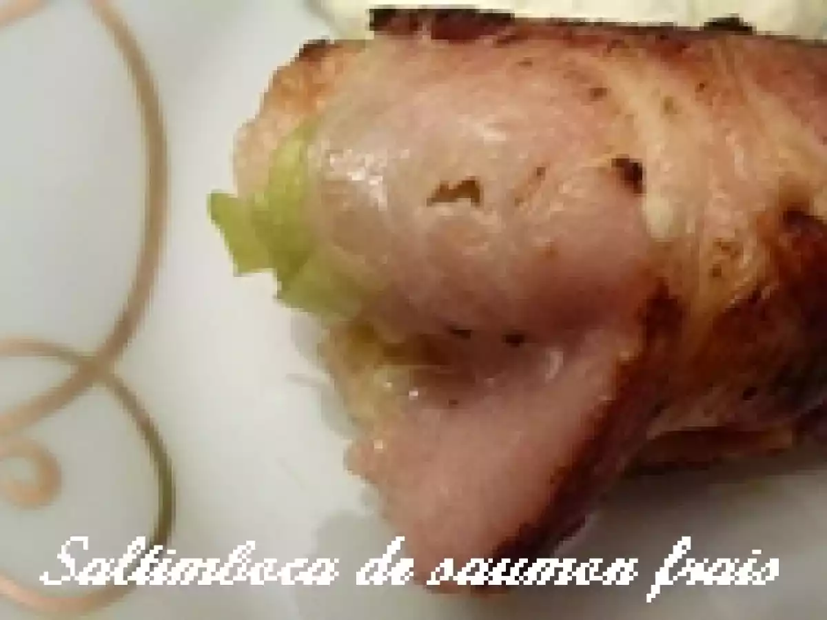 Saltimbocca de saumon frais