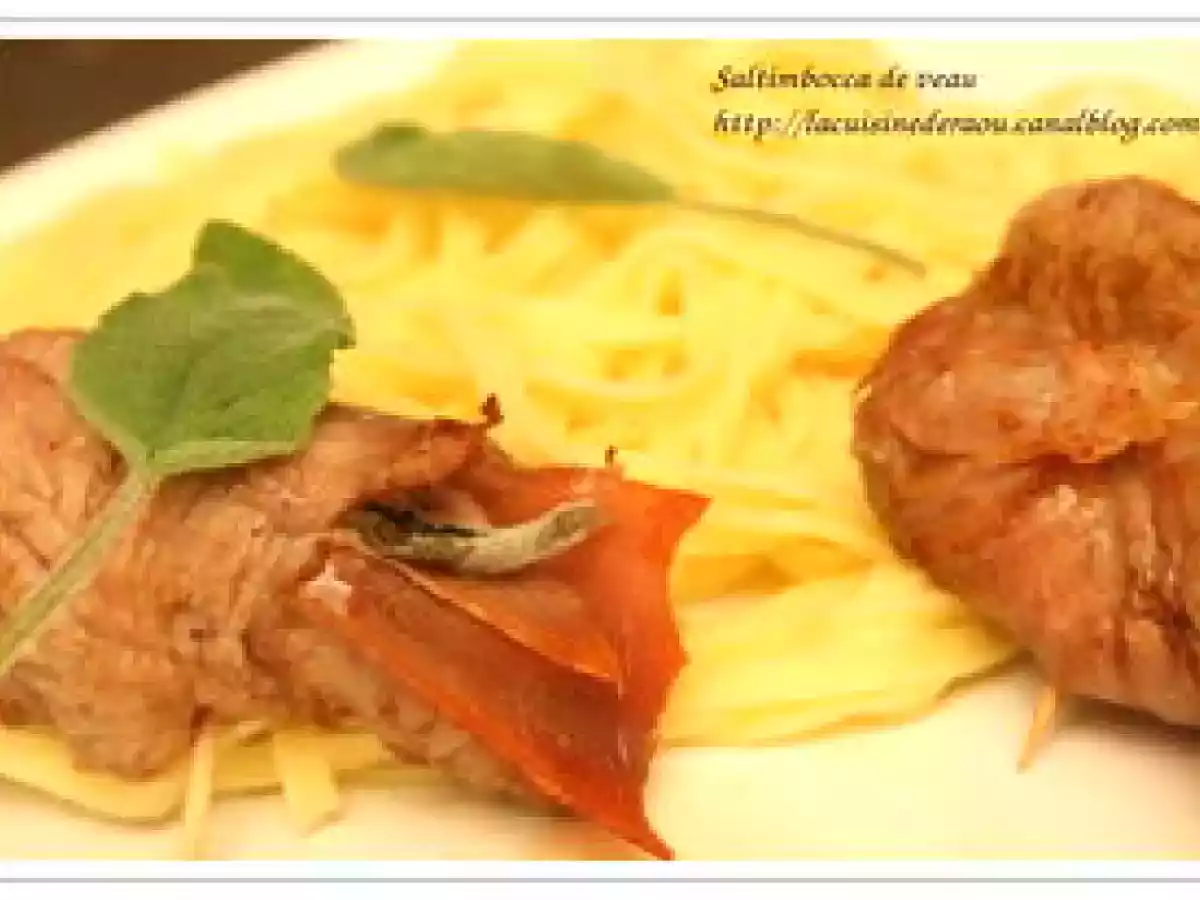 Saltimbocca de veau au paprika