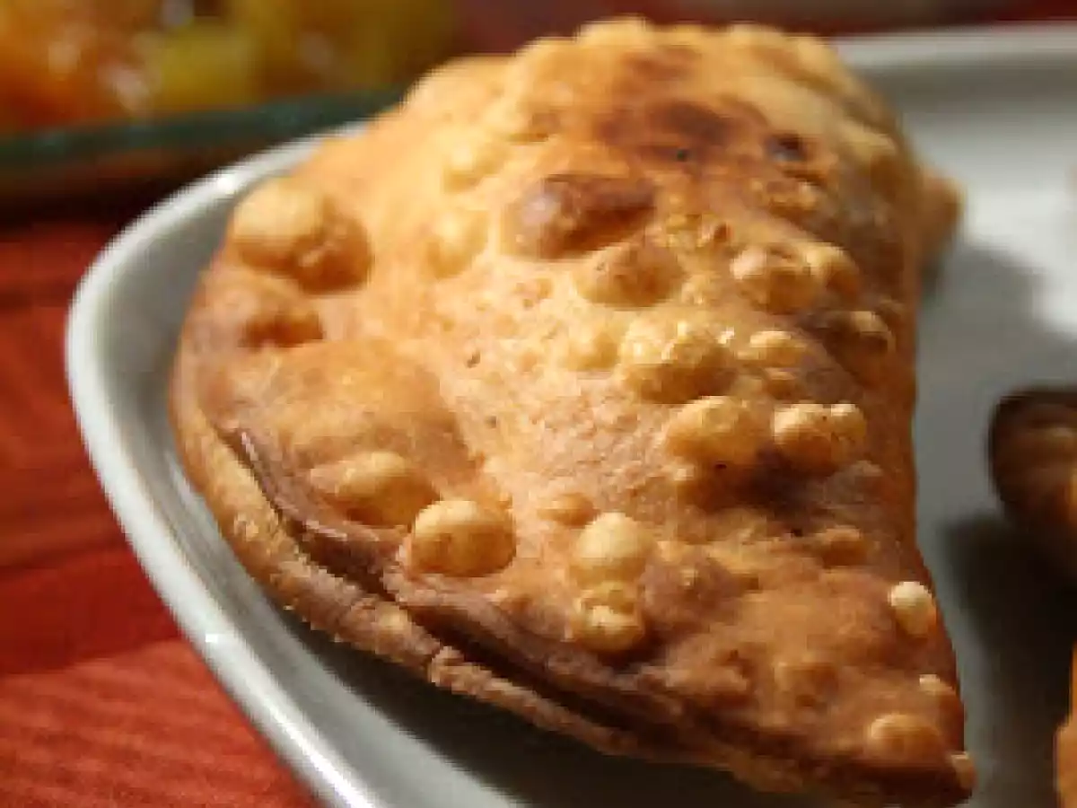 Samosas de boeuf au curry & chutney mangue-papaye