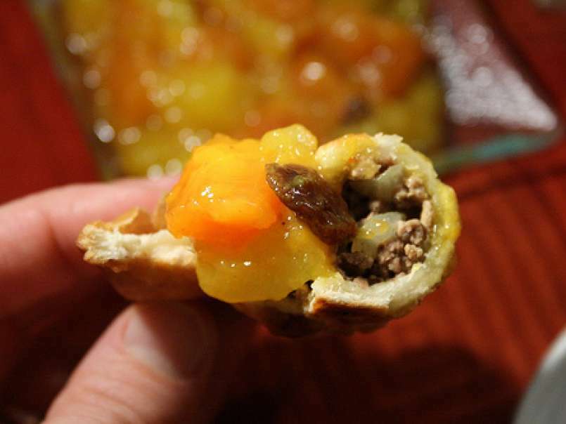 Samosas de boeuf au curry & chutney mangue-papaye - photo 2