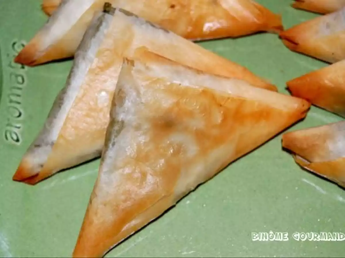 Samossas aux crevettes et aux épinards - photo 2