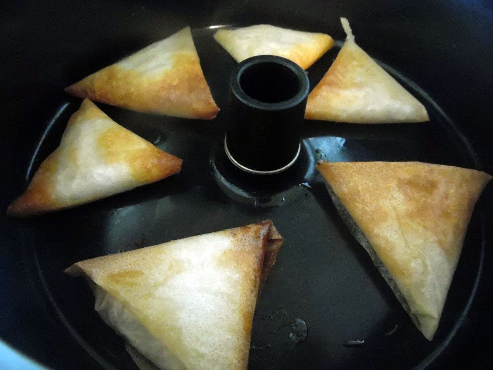 Samoussas au fromage et au curry, Recette Ptitchef