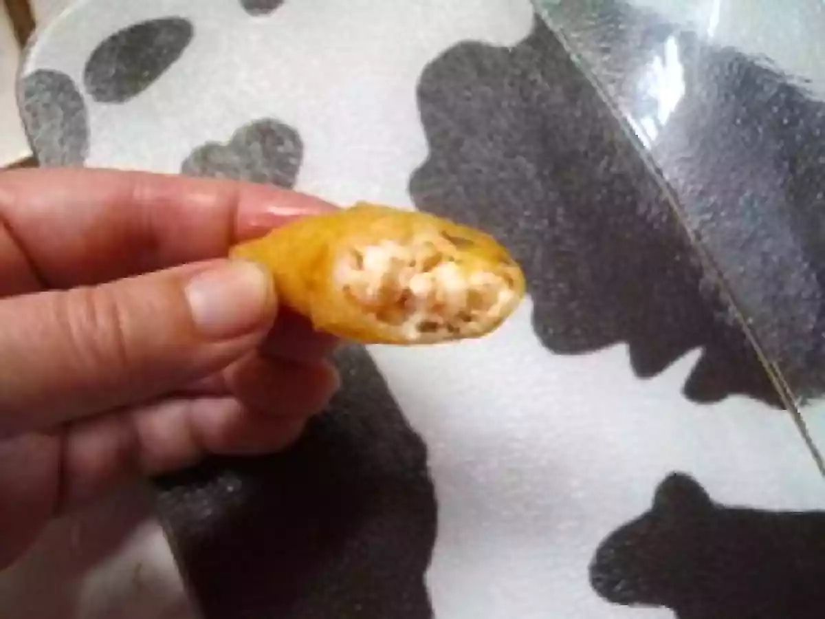 Samoussas aux Crevettes, Feta et Oignons - photo 4