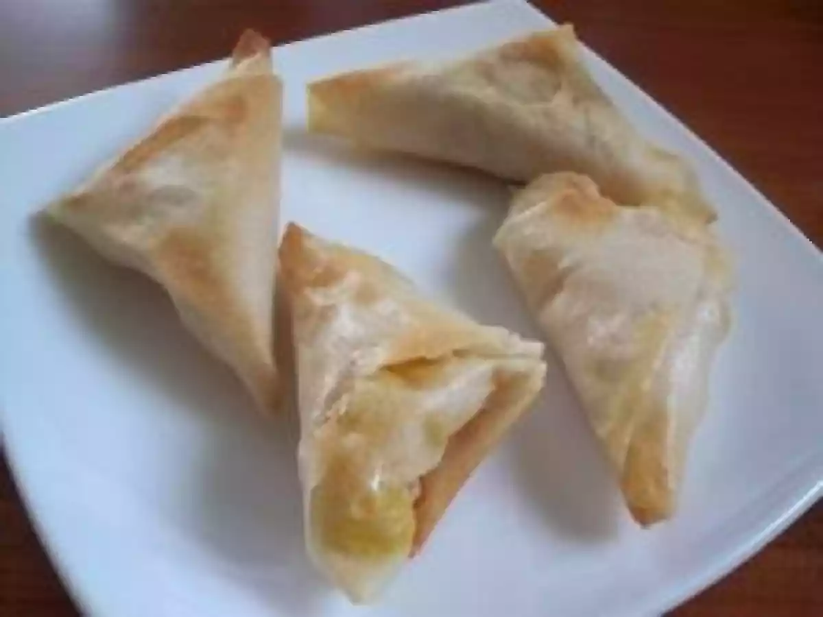 Samoussas aux pommes sans matière grasse