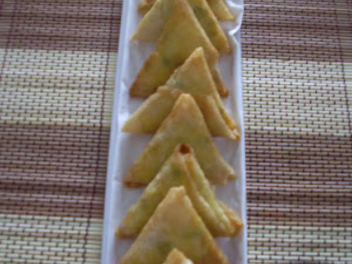 Samsa melha, briquettes salées