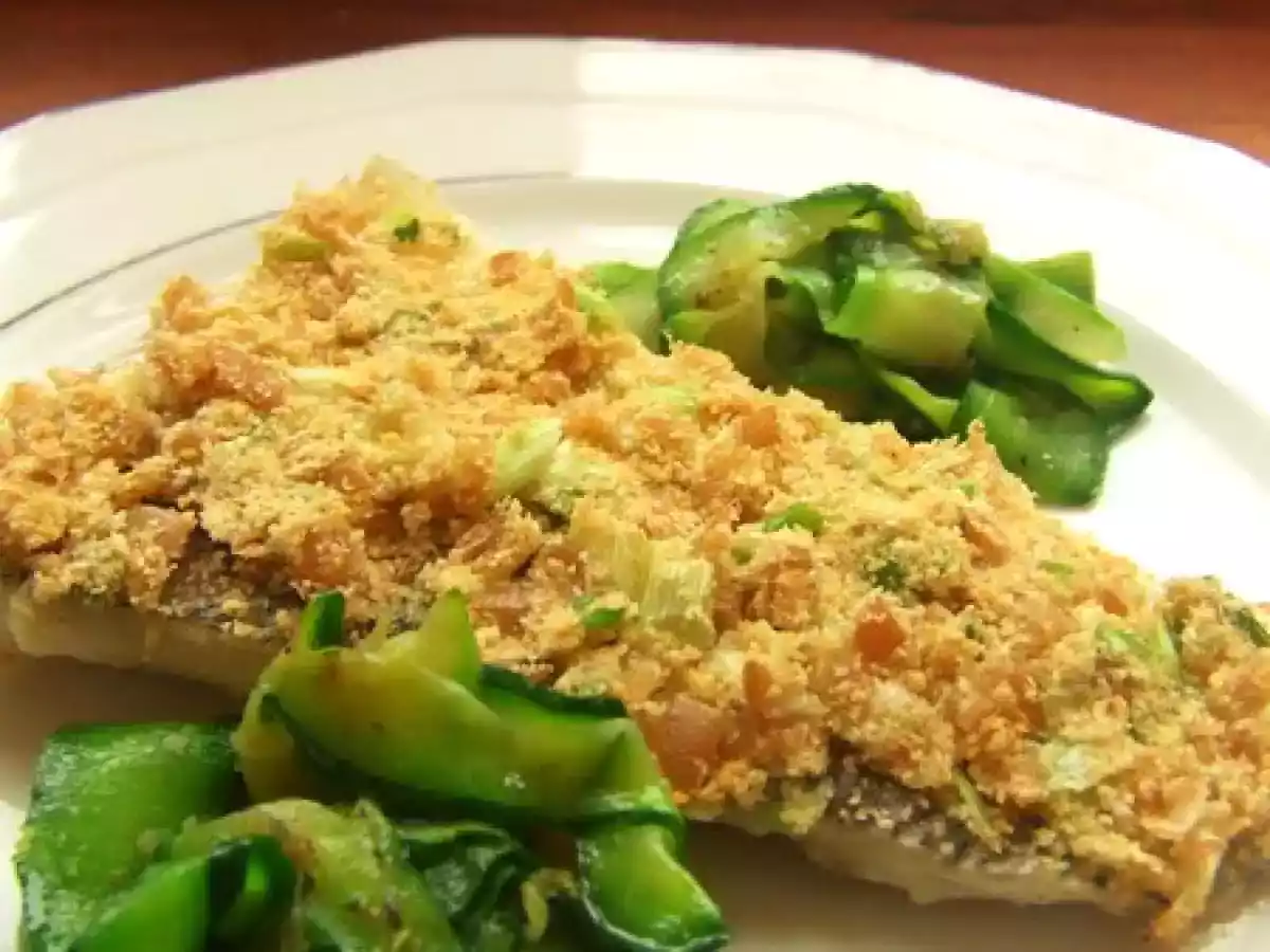 Sandre pané au citron confit et à l'oignon nouveau - photo 2