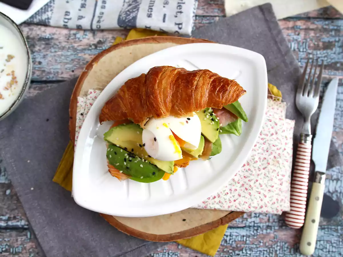 Sandwich de croissant façon brunch - photo 2