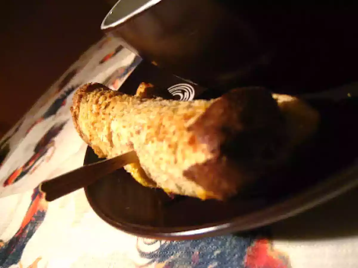 Sandwich roulé aux asperges pour manger sur le pouce