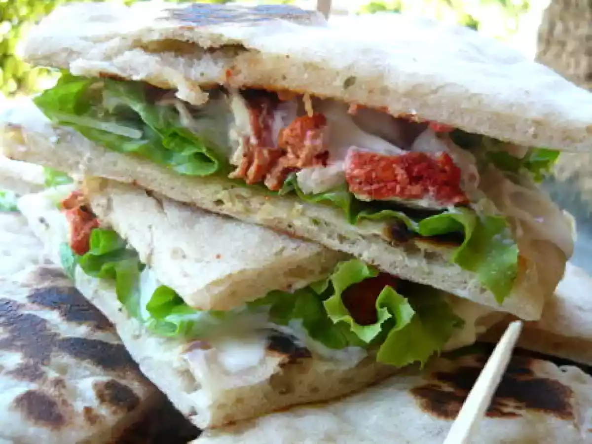 Sandwich tandoori au pain suédois maison, trop trop bon