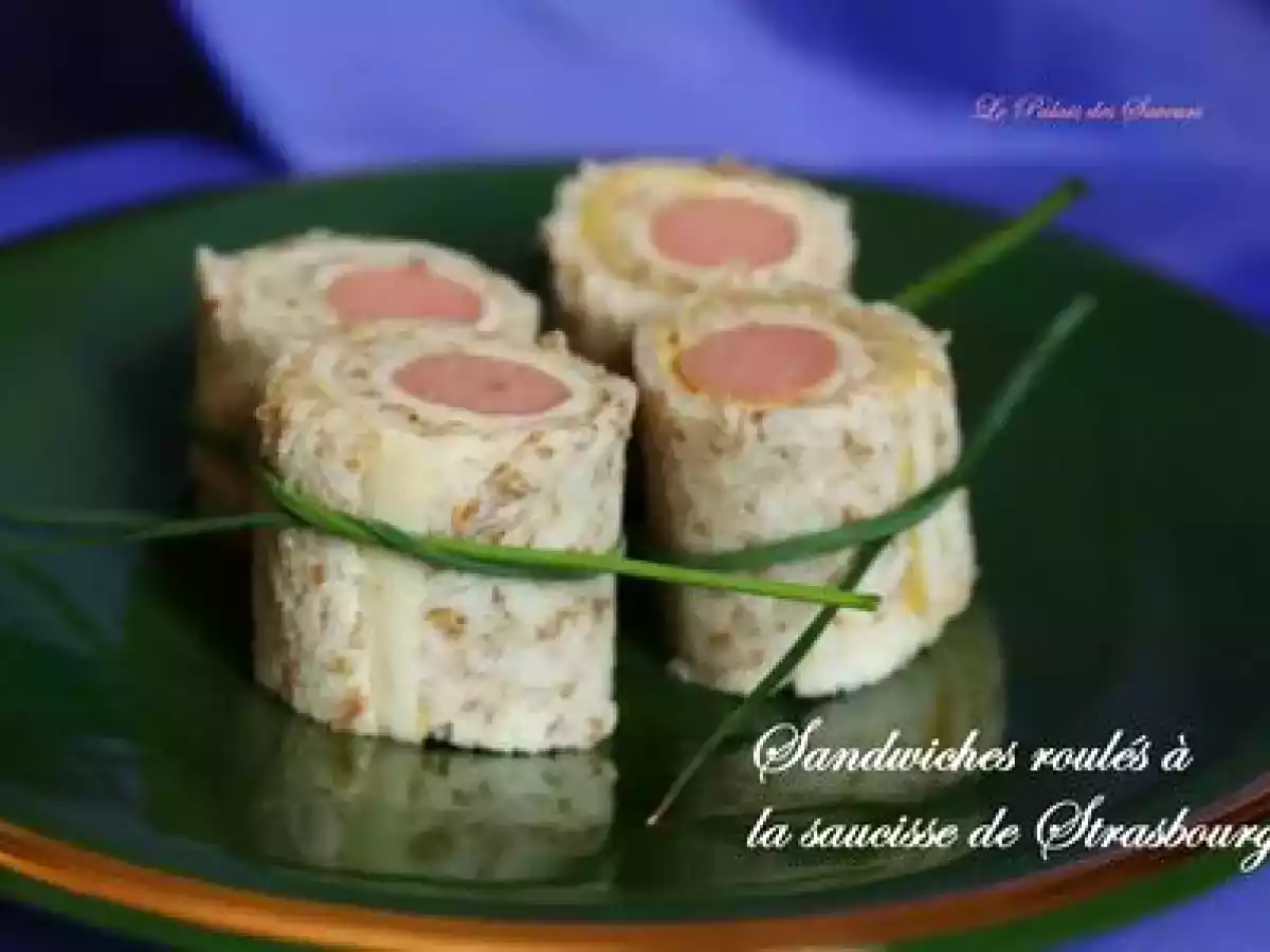 Sandwiches roulés à la saucisse de Strasbourg