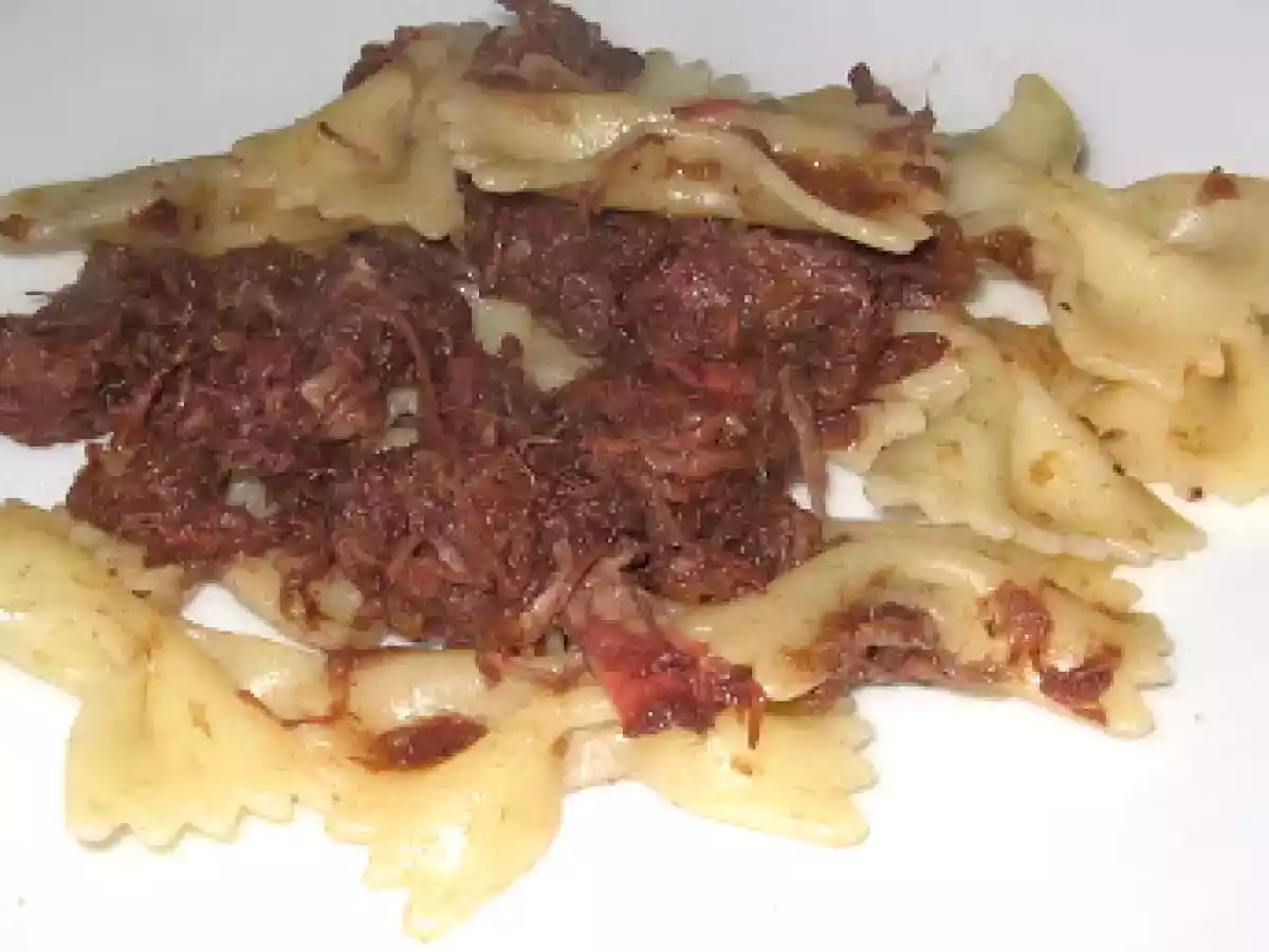 Sanglier aigre-doux - Wildschwein-Sauerbraten