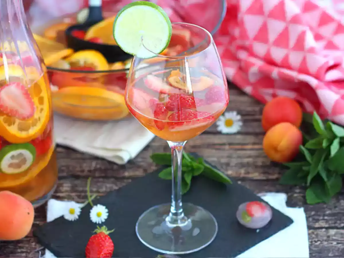 Sangria au vin blanc - Sangria blanche