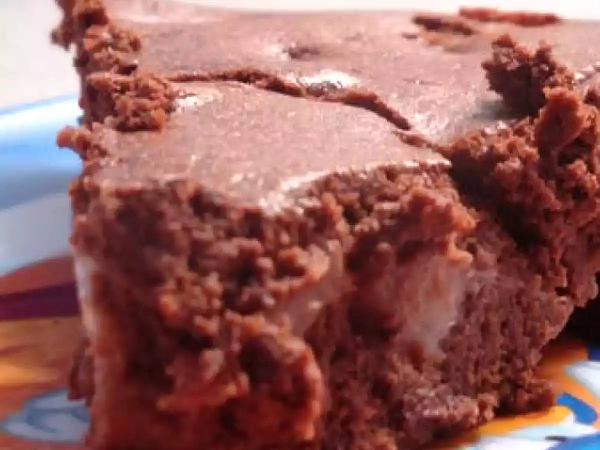 Sans beurre et sans reproche ... ou le fondant léger au chocolat et aux poires, ww