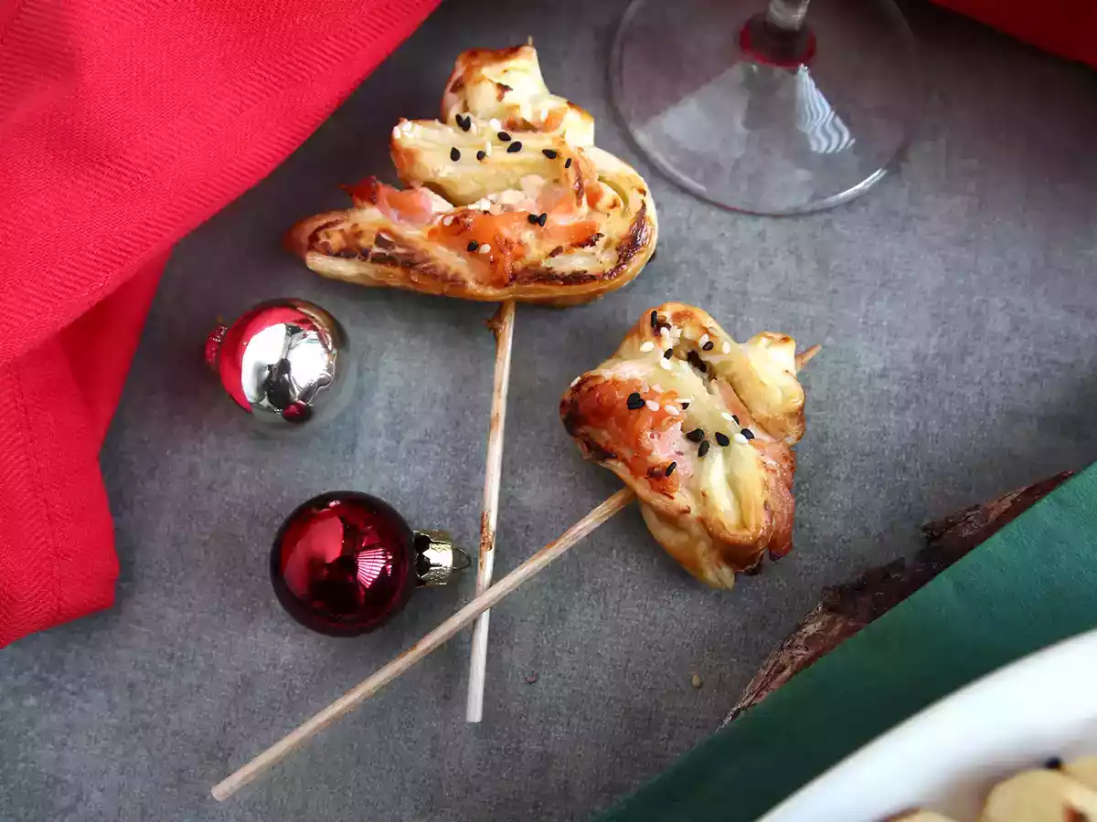 Sapins feuilletés aux deux saumons - photo 3