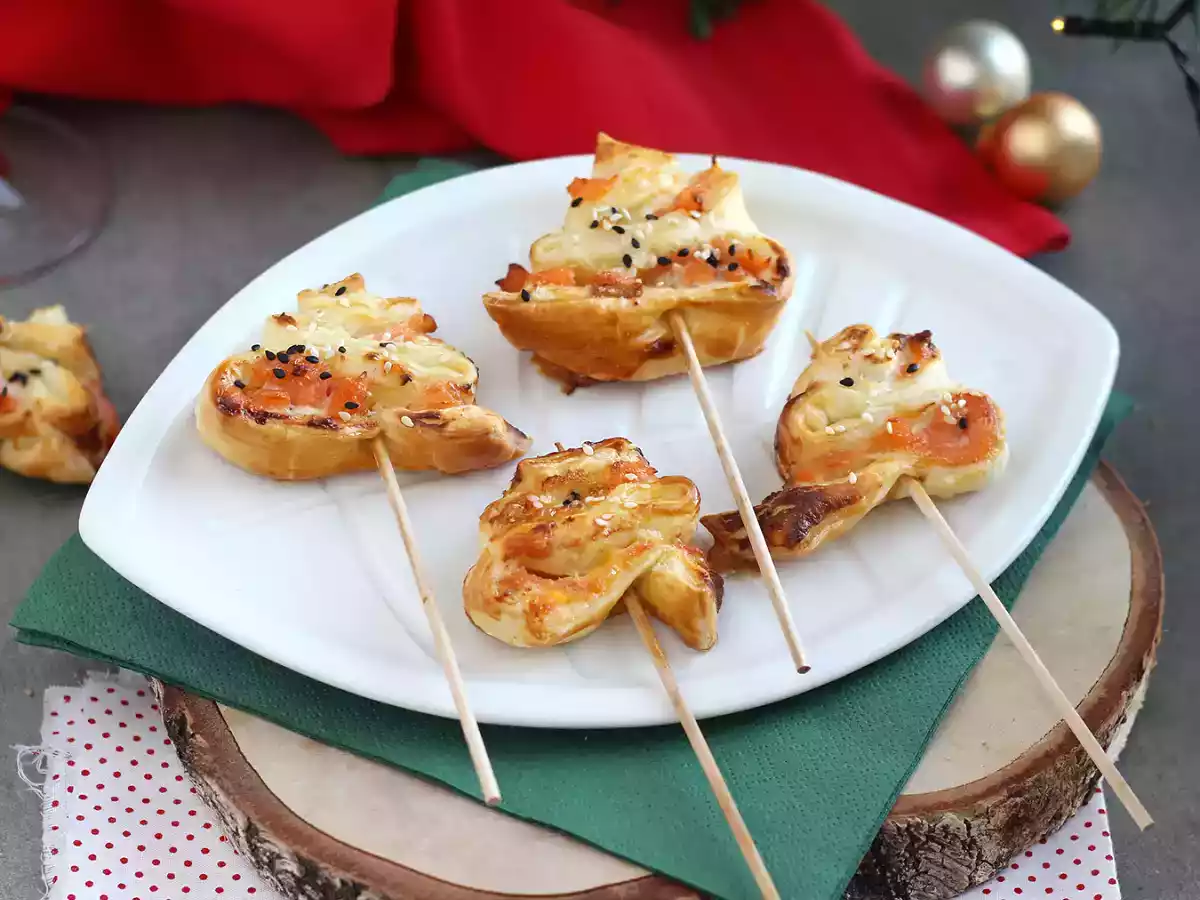 Sapins feuilletés aux deux saumons - photo 5