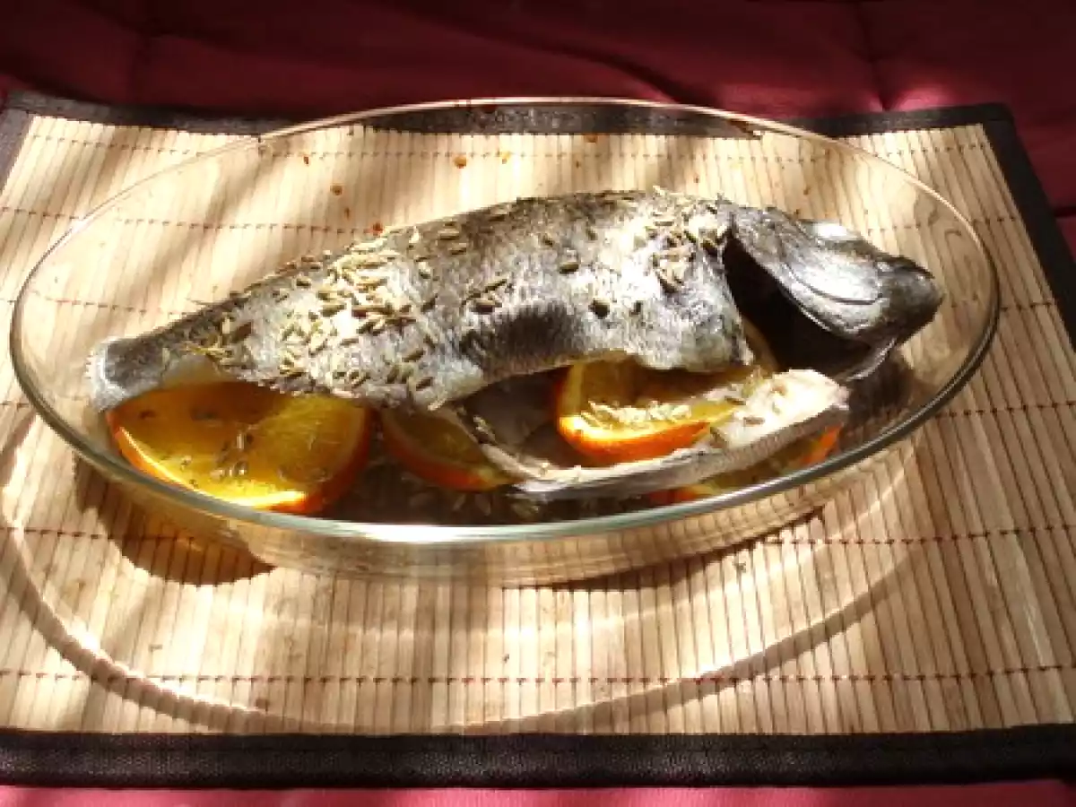 SAR à l'orange et au fenouil