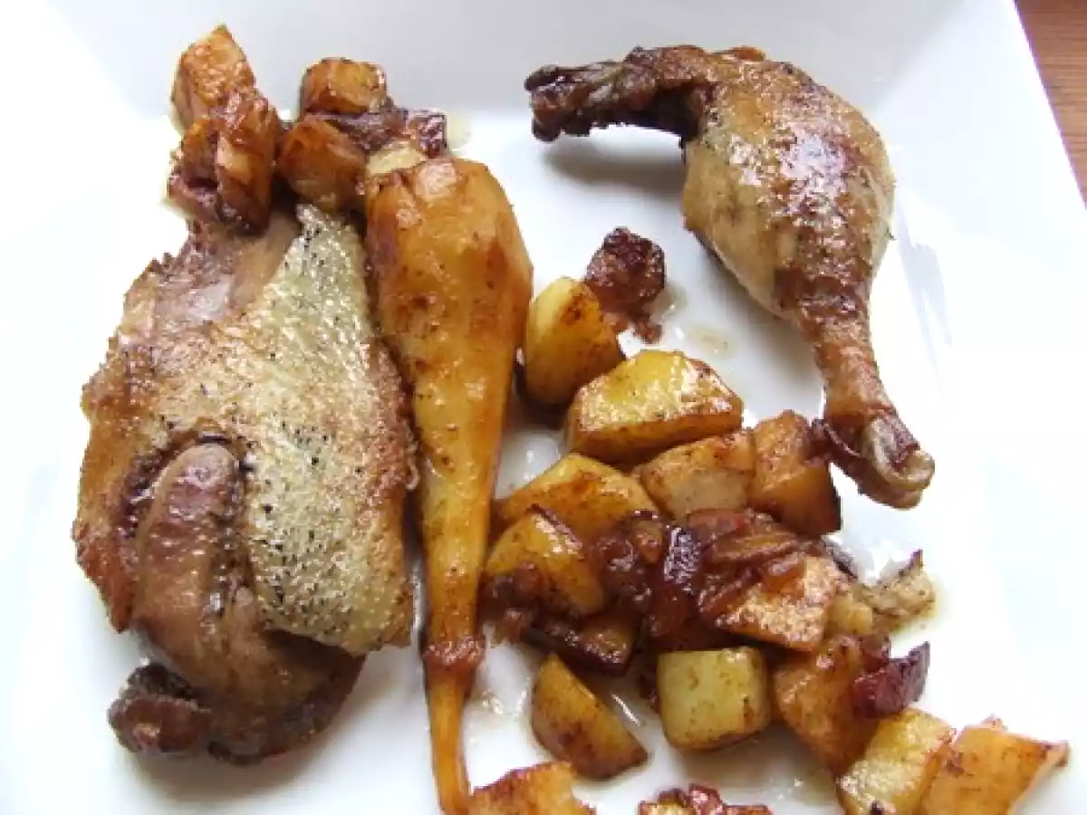 Sarcelle à l'orange & ses légumes racines