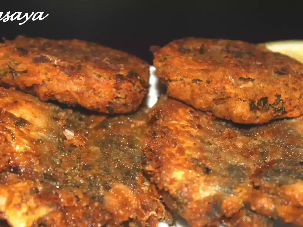 Sardines à la charmoula et leurs petites galettes