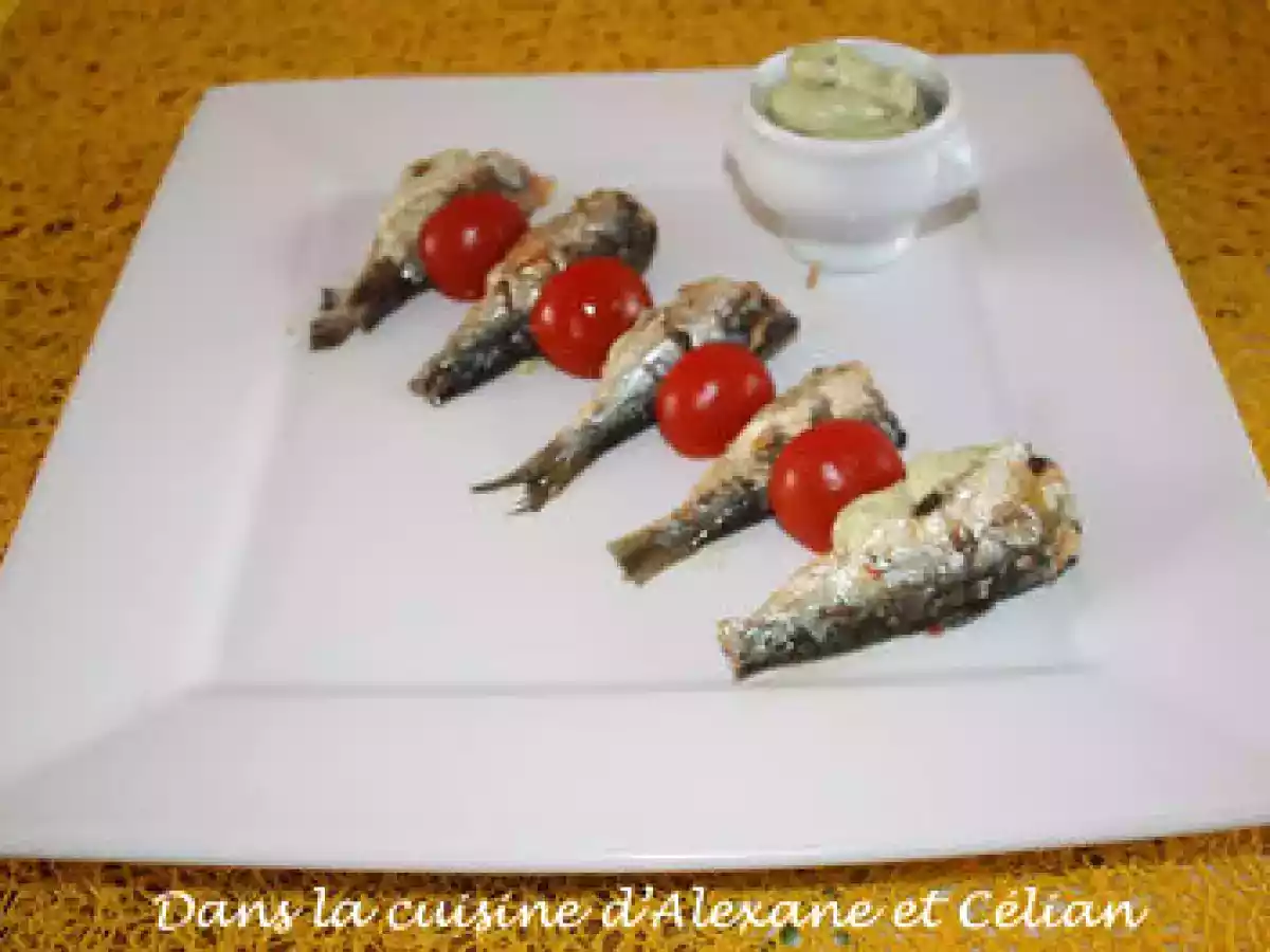 Sardines à la Mousse d'Avocats