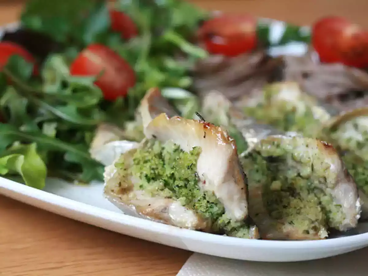 Sardines farcies aux herbes & à l'ail