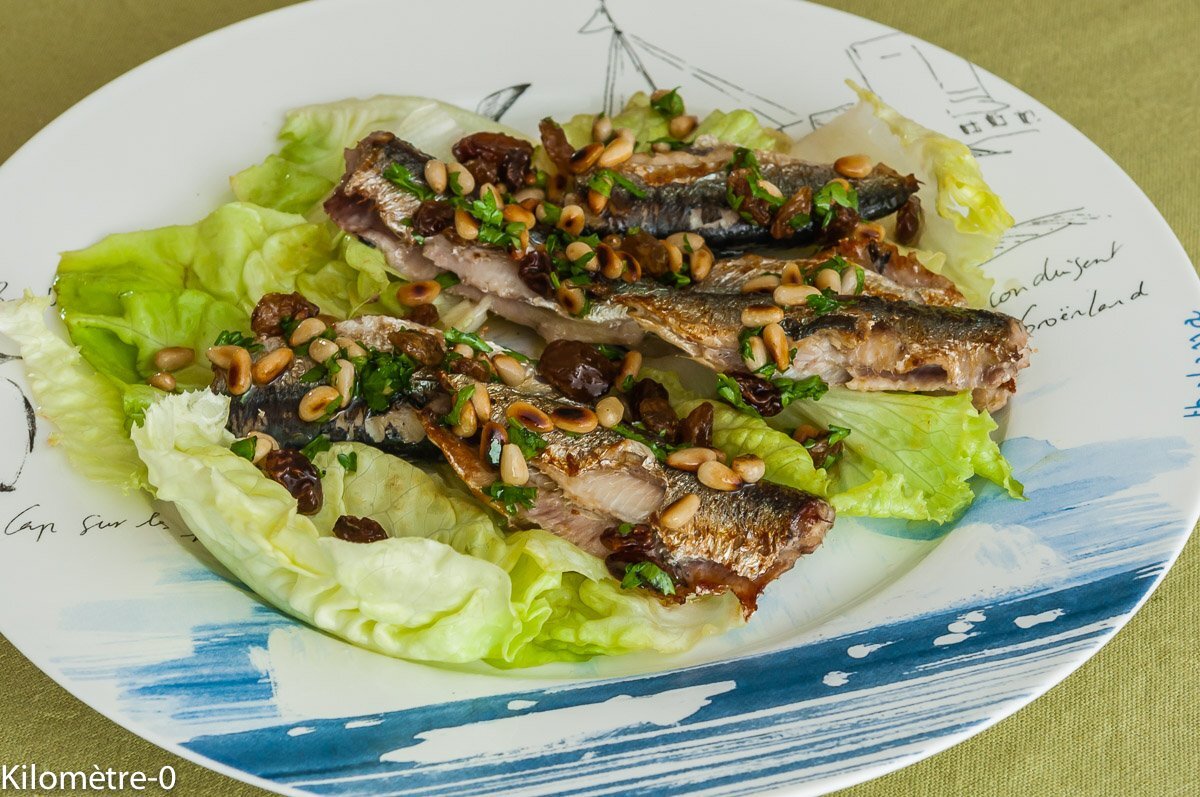 Recette de sardines grillées à la mode sarde
