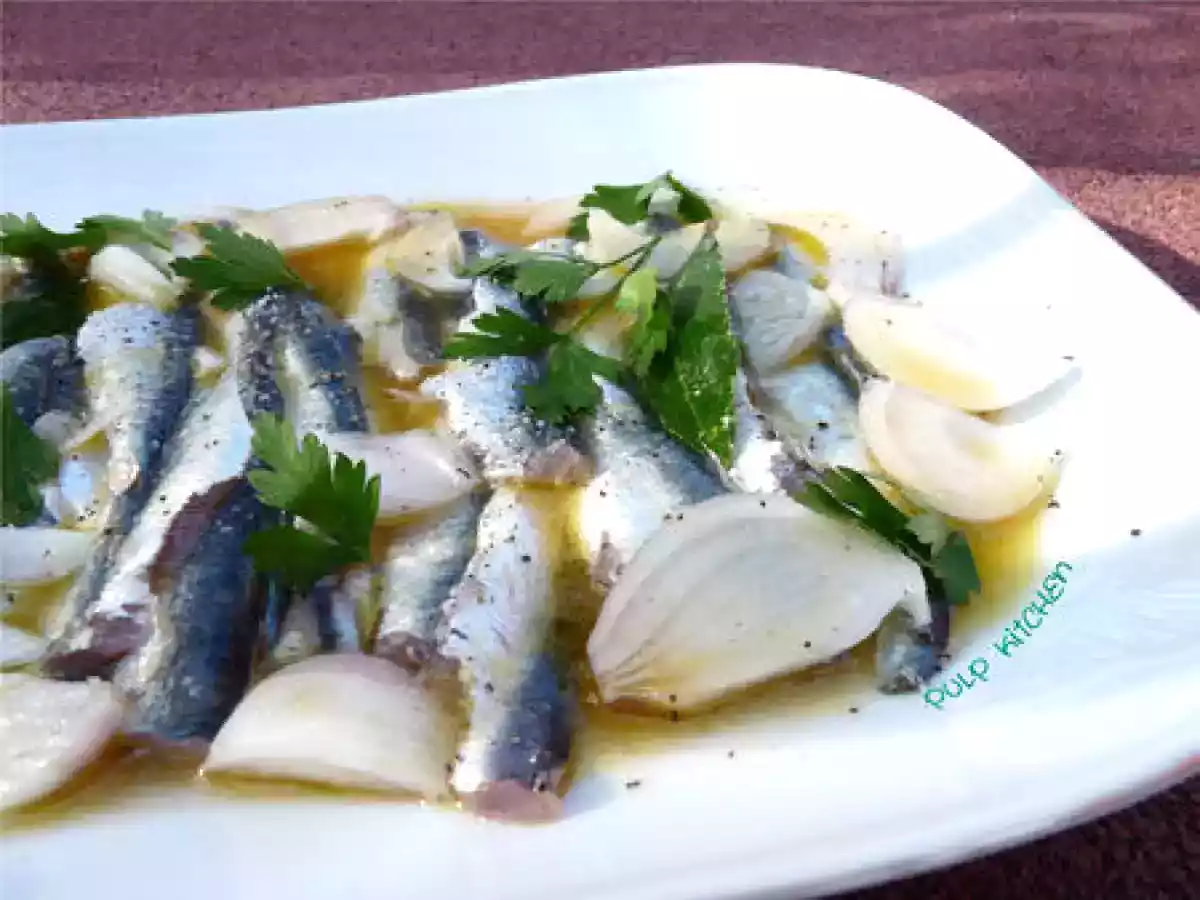 Sardines marinées