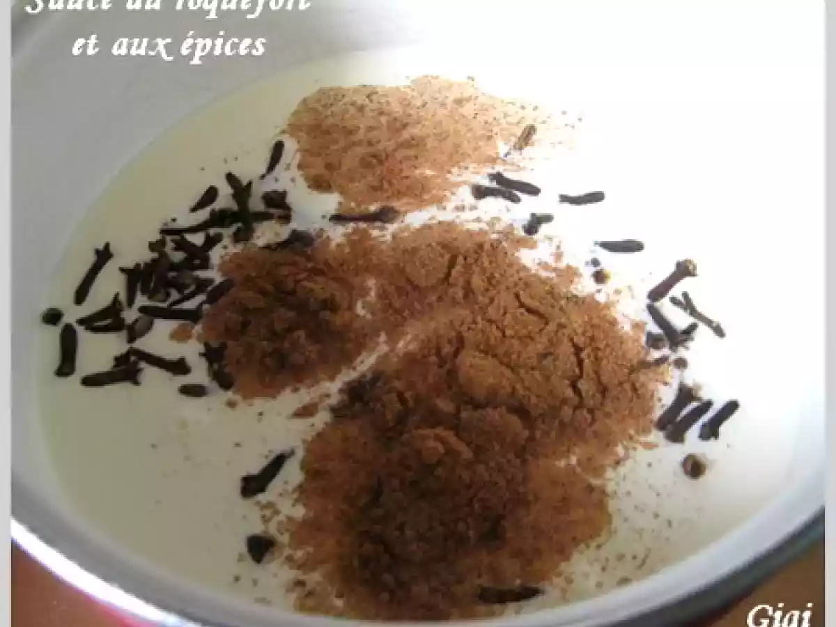 Sauce au roquefort et aux épices - photo 2