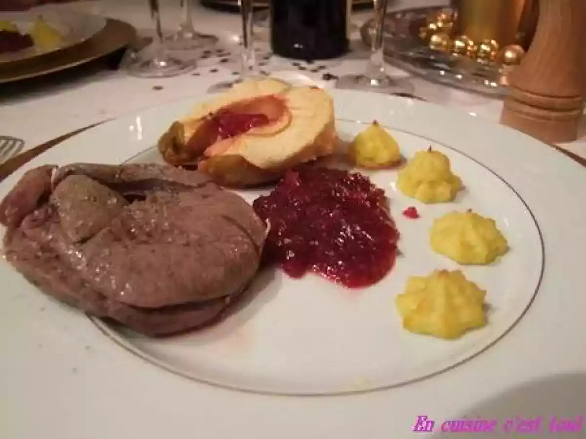 Sauce aux airelles - menu du réveillon de la Saint Sylvestre