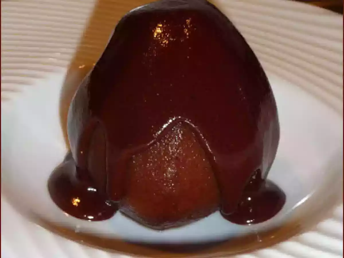 Sauce Chocolat selon Pierre Hermé & Poire Pochée ... - photo 3